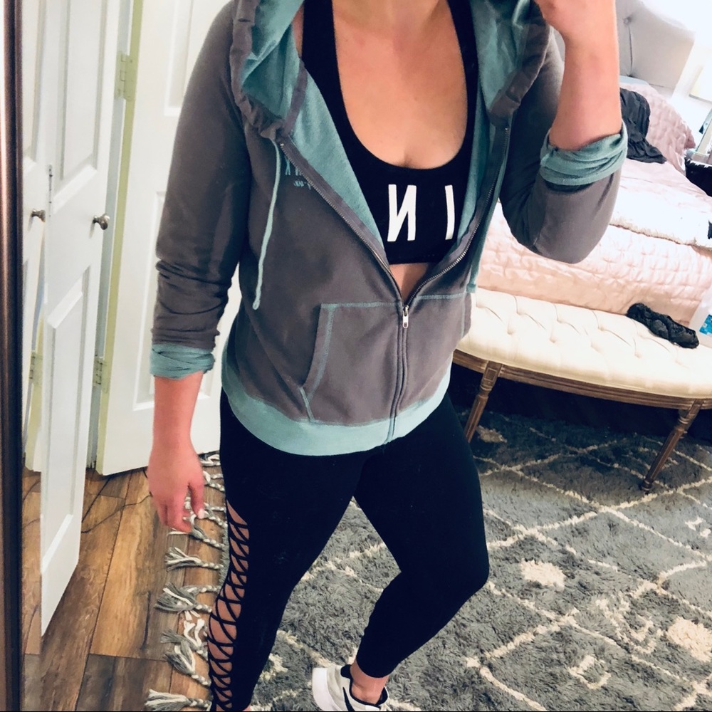 Victoria secret pink zip up hoodie
